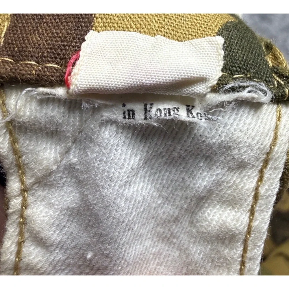 Vintage Frog Skin Camo Fatigue Pants Mens L Duck Military Lightweight‎ Hong Kong